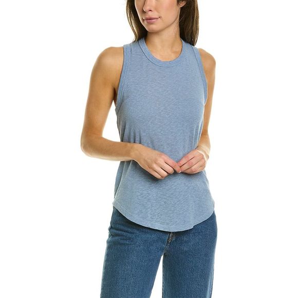 Sol Angeles Tops - Sol Angeles Womens  Eco Slub Tank, Blue